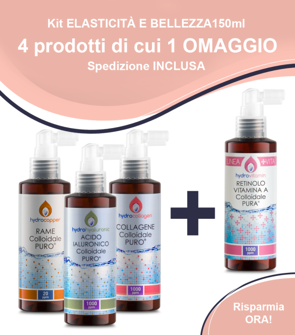Kit colloidalipuri® ELASTICITÀ E BELLEZZA 150ml